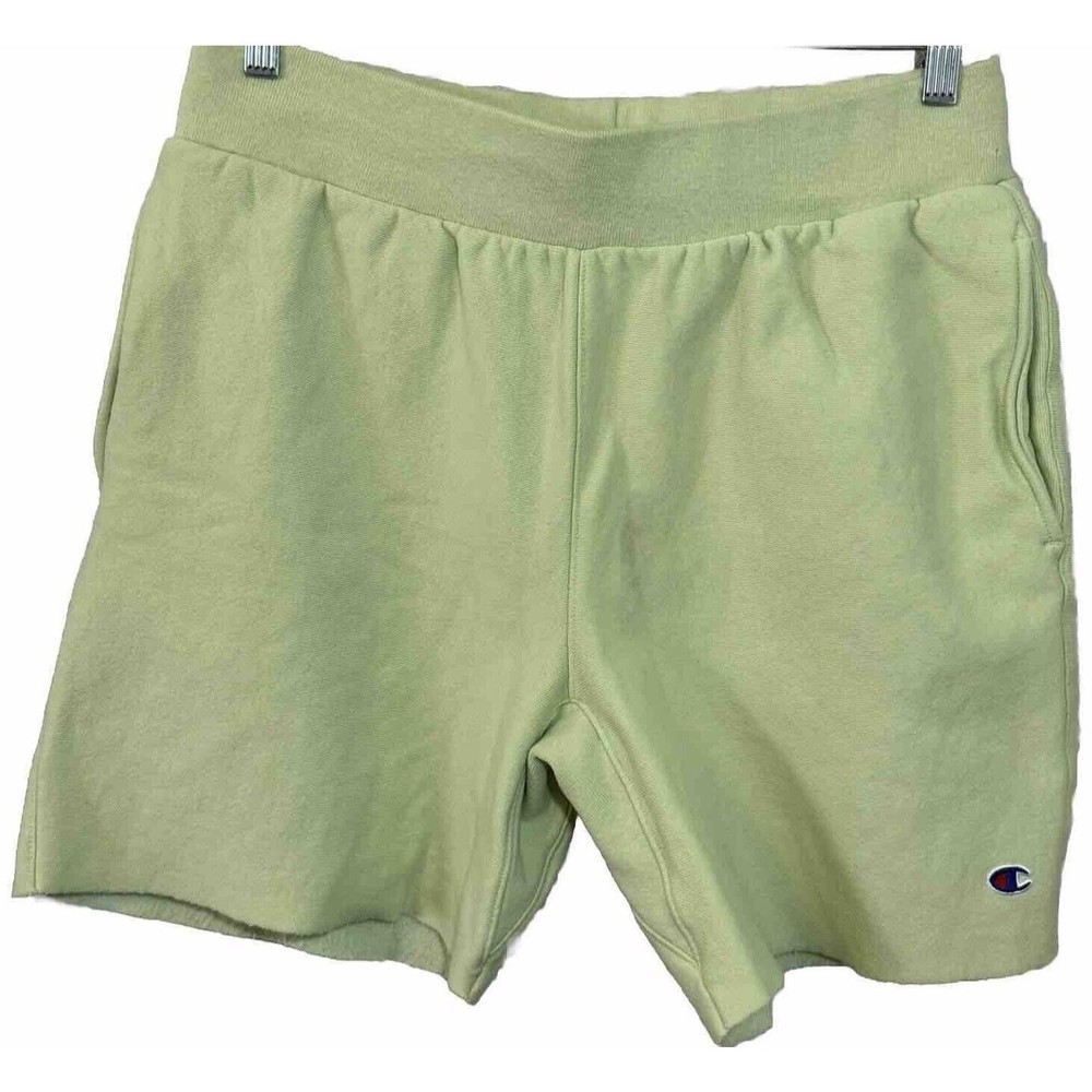 Champion Men's 7" Reverse Weave Cut Off Shorts, C‎ Logo